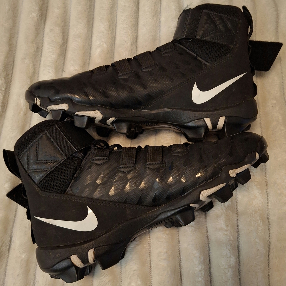 Men's Nike Force Savage Shark 2 Mid football cleats BV0151-001 - Picture 3 of 5